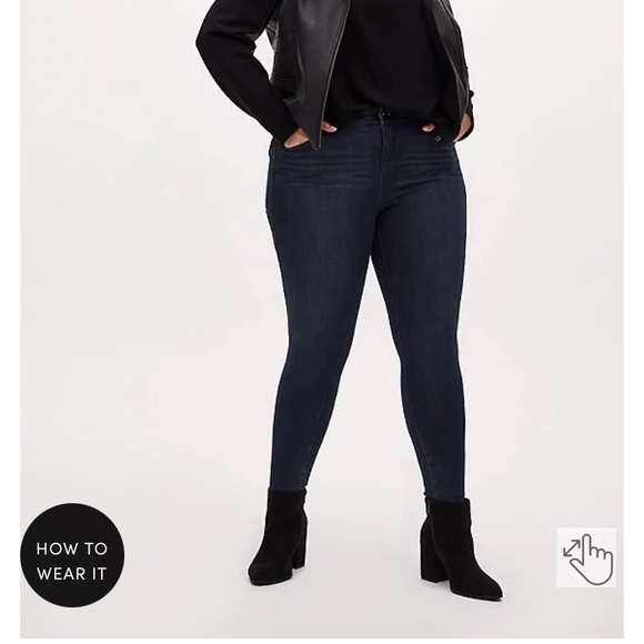 🥲SOLD🥲 Torrid bombshell skinny jeans 20R - Picture 1 of 3